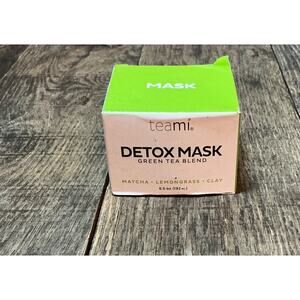 NEW teami Green Tea Blend Detox Mask - Matcha, Lemon Grass & Clay 6.5 Oz